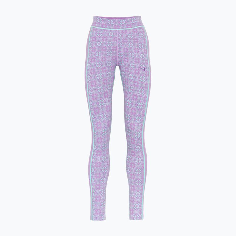 Дамски термоактивни панталони KARI TRAA Rose High Waist lily 4