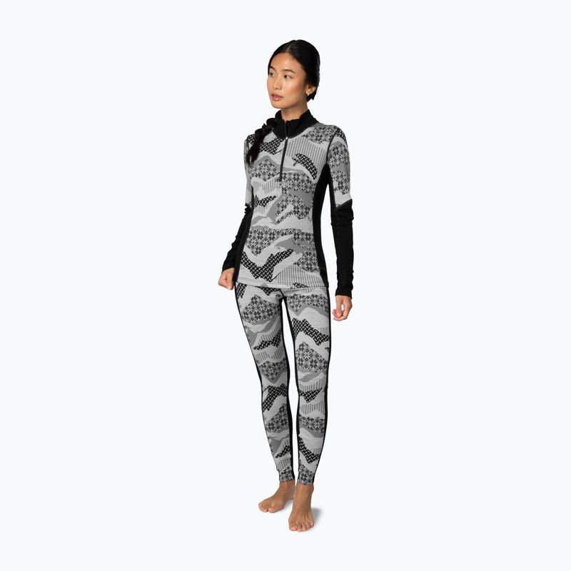 Дамски термоактивен суитшърт KARI TRAA Olea Half Zip black 2