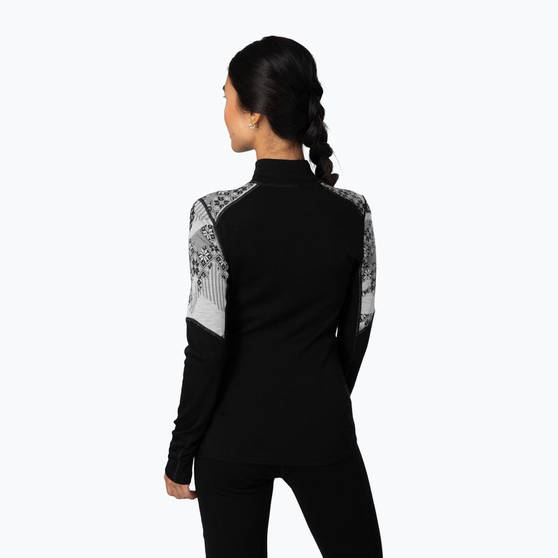 Дамски термоактивен суитшърт KARI TRAA Olea Half Zip black 3