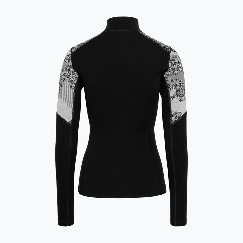 Дамски термоактивен суитшърт KARI TRAA Olea Half Zip black 5