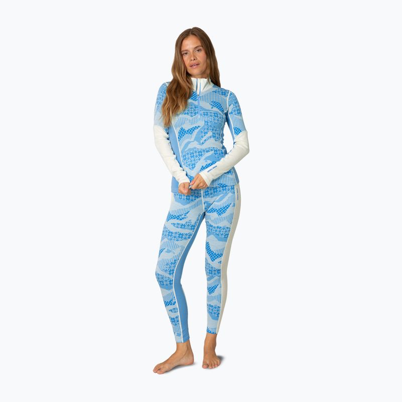 Дамски термоактивен суитшърт KARI TRAA Olea Half Zip ocean 2