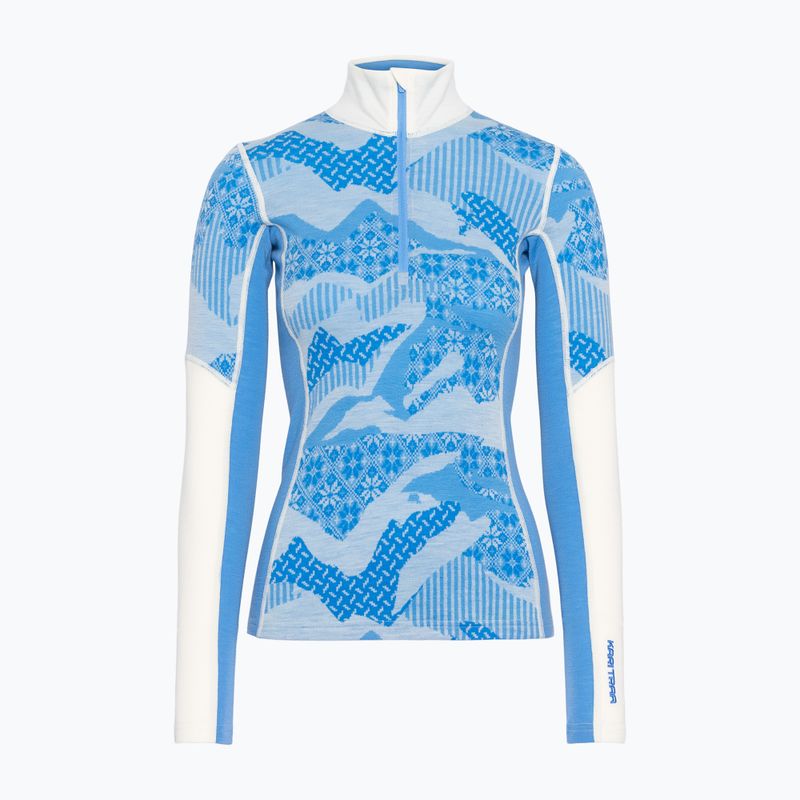 Дамски термоактивен суитшърт KARI TRAA Olea Half Zip ocean 5