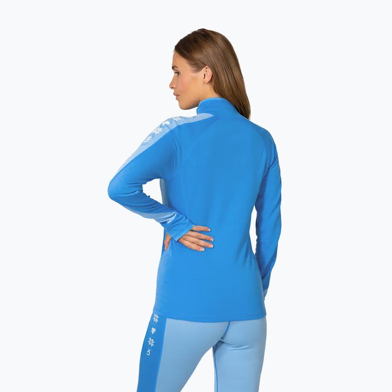 Дамски термоактивен суитшърт KARI TRAA Mila Half Zip ocean 3