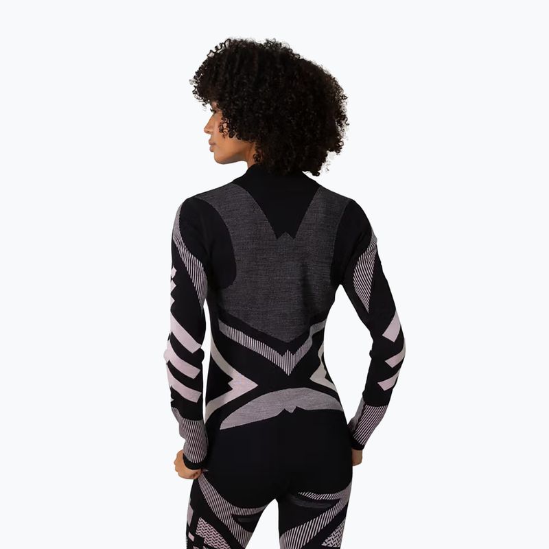 Дамски термоактивен суитшърт KARI TRAA Faith Half Zip black 3