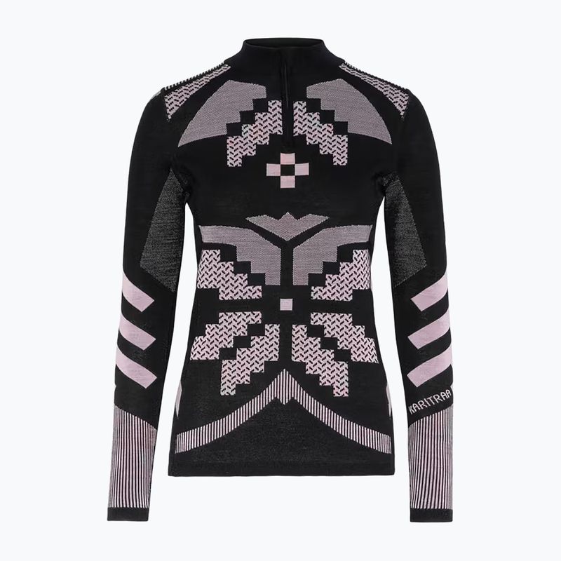 Дамски термоактивен суитшърт KARI TRAA Faith Half Zip black 4
