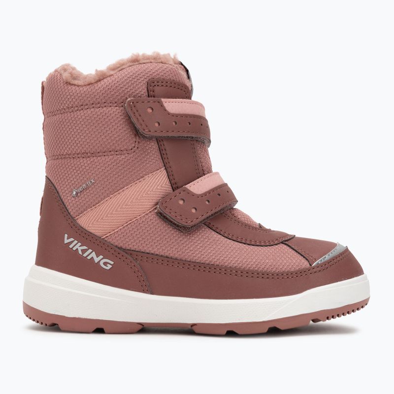 Детски ботуши за сняг Viking Footwear Play Reflex Warm GTX 2V pink / light pink 2