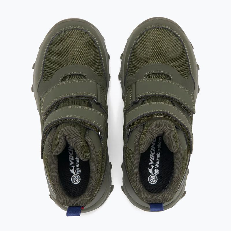 Детски обувки Viking Track Mid 2V Waterproot olive 5