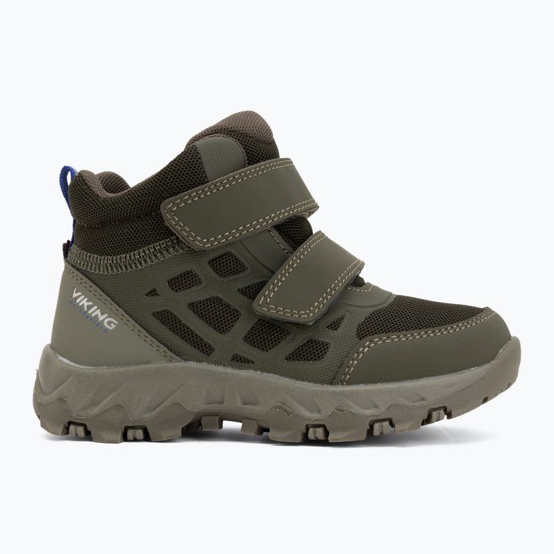 Детски обувки Viking Footwear Track Mid 2V Waterproot маслинено зелено 2