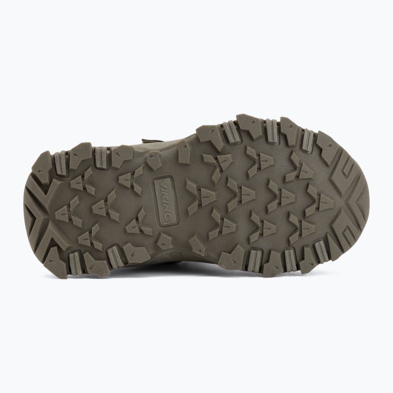 Детски обувки Viking Footwear Track Mid 2V Waterproot маслинено зелено 4