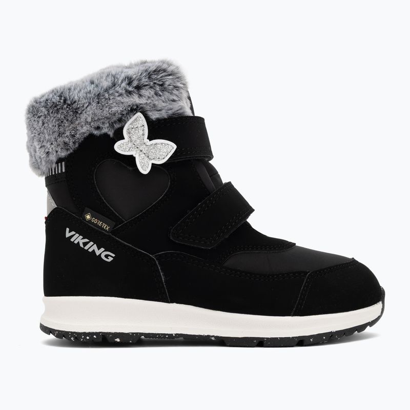 Детски ботуши за сняг Viking Footwear Belle Butterfly Warm GTX 2V black 2