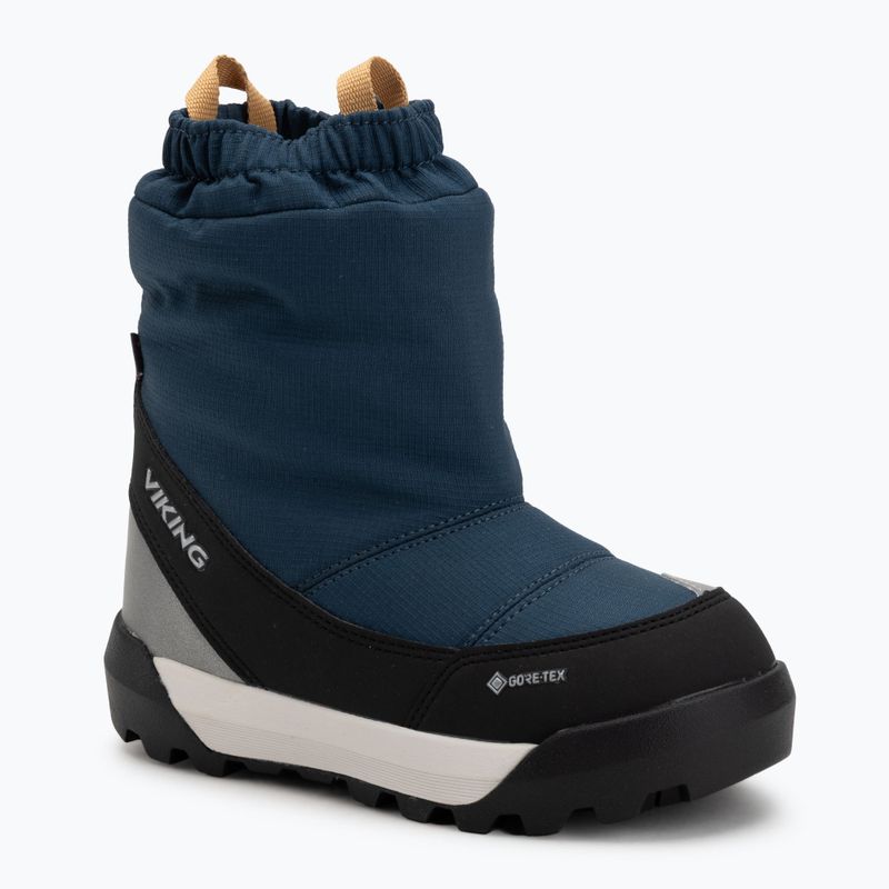 Детски ботуши за сняг Viking Footwear Expower Warm GTX Pull On petrol