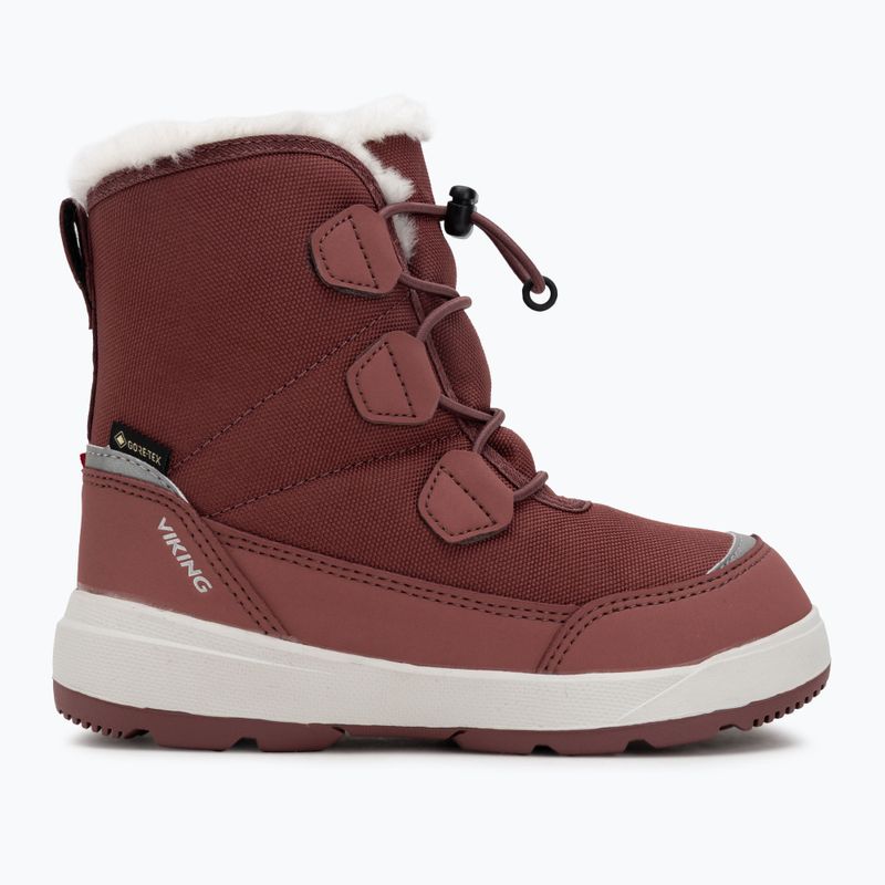 Ботуши за сняг Viking Footwear Toasty Warm GTX Zip dark pink 2