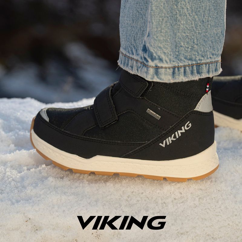 Детски ботуши за сняг Viking Footwear Espo Warm GTX 2V black 10