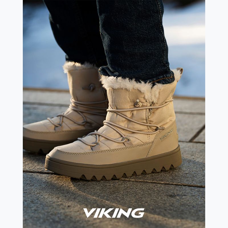 Ботуши за сняг Viking Footwear Snowflake Warm Waterproof SL cream 9