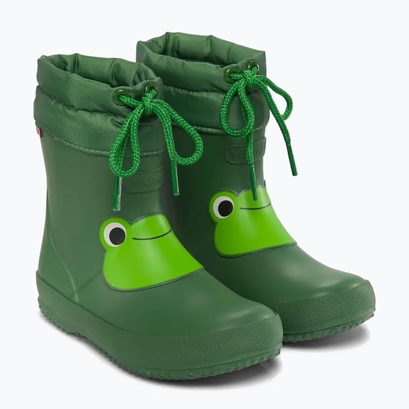 Детски гумени ботуши Viking Footwear Alv Indie Print зелени 10