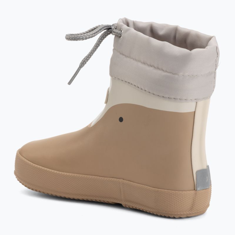 Детски гумени ботуши Viking Alv Barefoot Paw Print beige 3