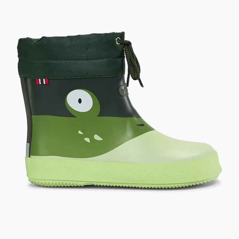 Детски гумени ботуши Viking Footwear Alv Barefoot Paw Print светлозелен/зелен 8