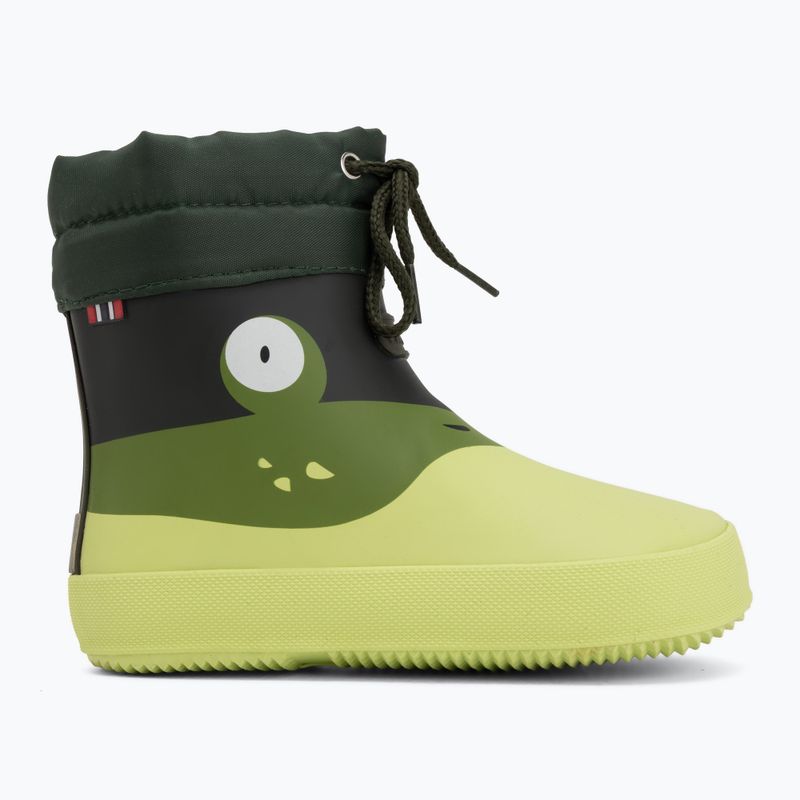 Детски гумени ботуши Viking Footwear Alv Barefoot Paw Print светлозелен/зелен 2