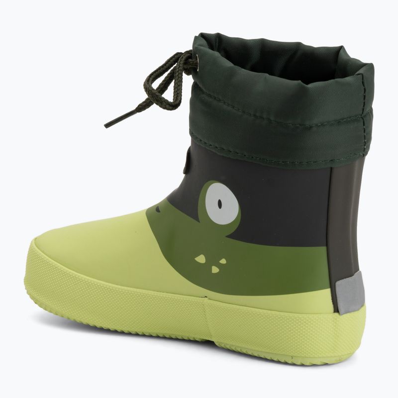 Детски гумени ботуши Viking Footwear Alv Barefoot Paw Print светлозелен/зелен 3