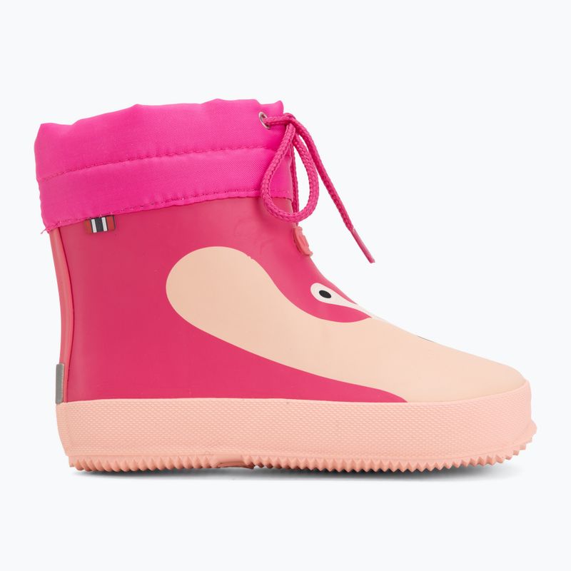 Детски гумени ботуши Viking Footwear Alv Barefoot Paw Print светлорозов/магента 2