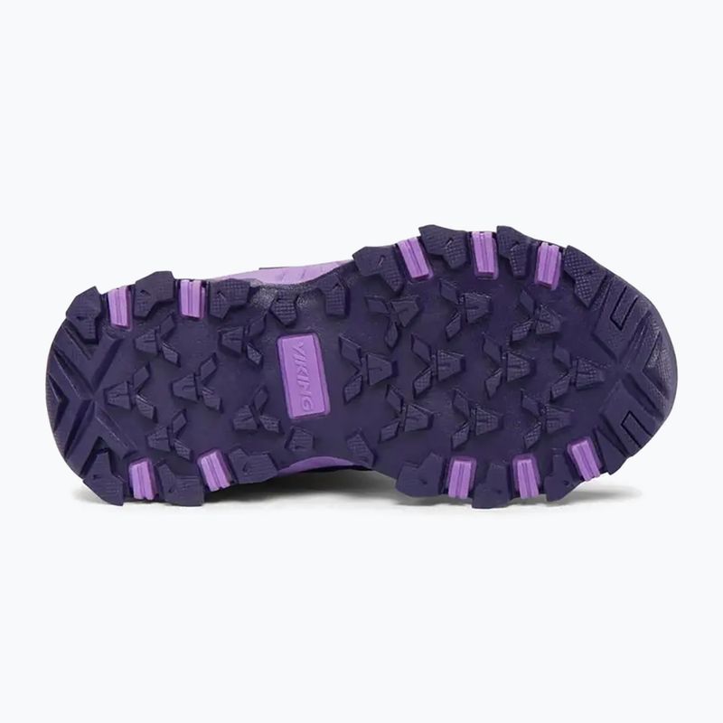 Детски обувки Viking Track Mid 2V Waterproof plum/multi 4
