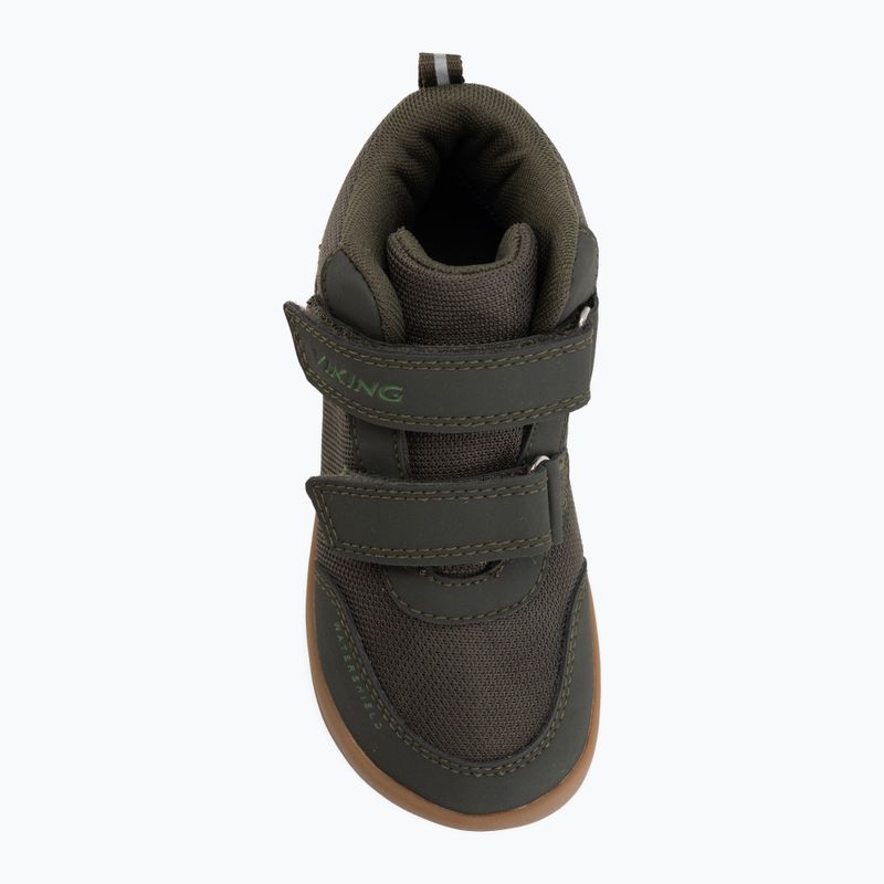 Детски обувки barefoot Viking Alv Barefoot Mid 2V Waterproof pine 5