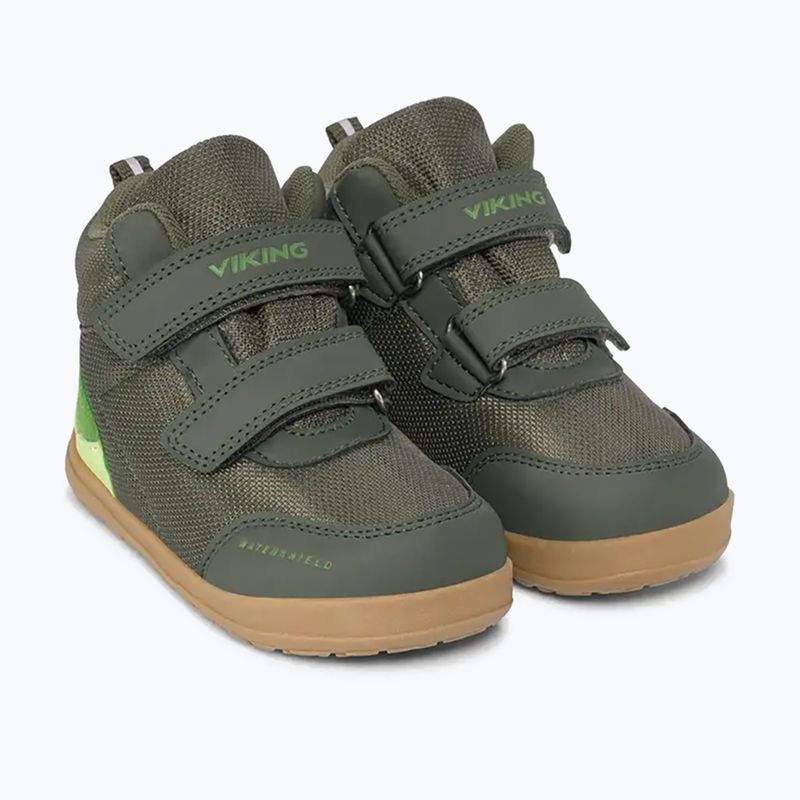 Детски barefoot обувки Viking Footwear Alv Barefoot Mid 2V Waterproof бор Pine 10