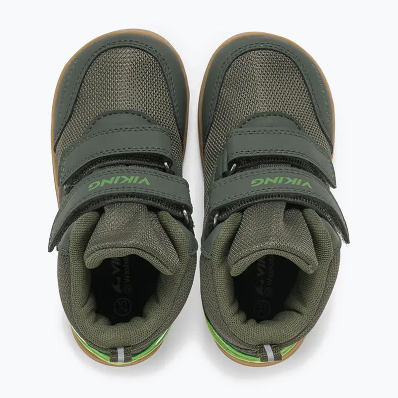 Детски barefoot обувки Viking Footwear Alv Barefoot Mid 2V Waterproof бор Pine 13