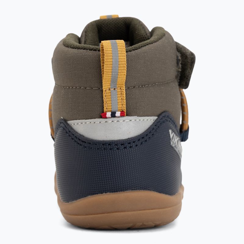 Детски barefoot обувки Viking Footwear Birch Barefoot Mid 1V Waterproof тъмносиньо/маслинено зелено 6