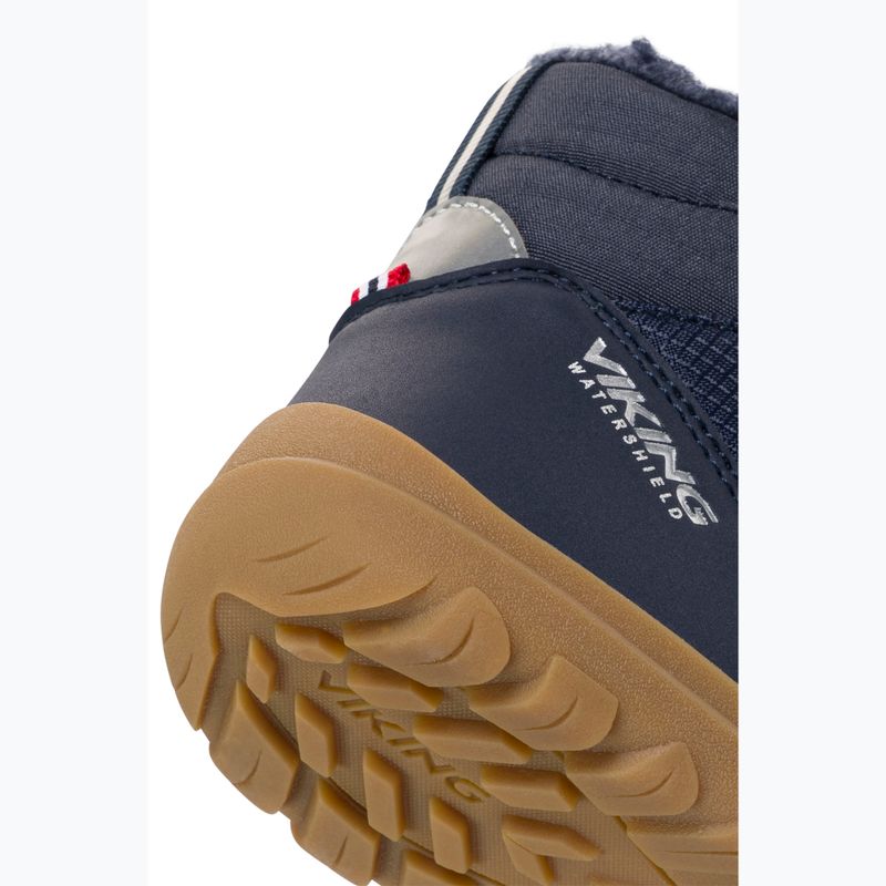 Детски ботуши за сняг тип „barefoot“ Viking Footwear Rowan Barefoot Warm Waterproof 2V navy 7