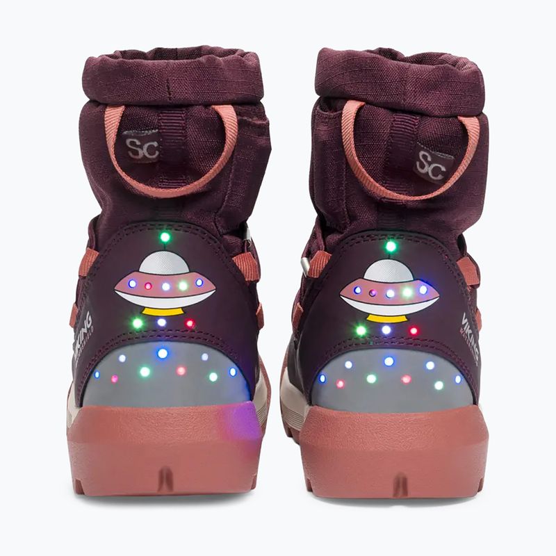 Детски ботуши за сняг Viking Footwear Spaceship Warm SC Waterproof plum/pink 4