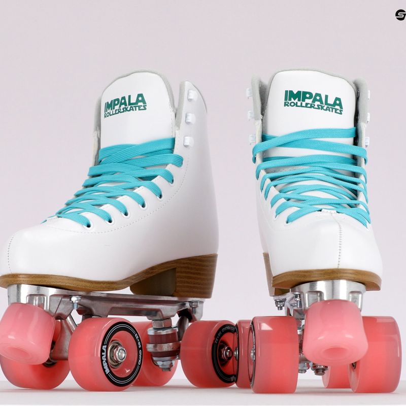 Дамски ролкови кънки IMPALA Quad Skate white IMPROLLER1 12