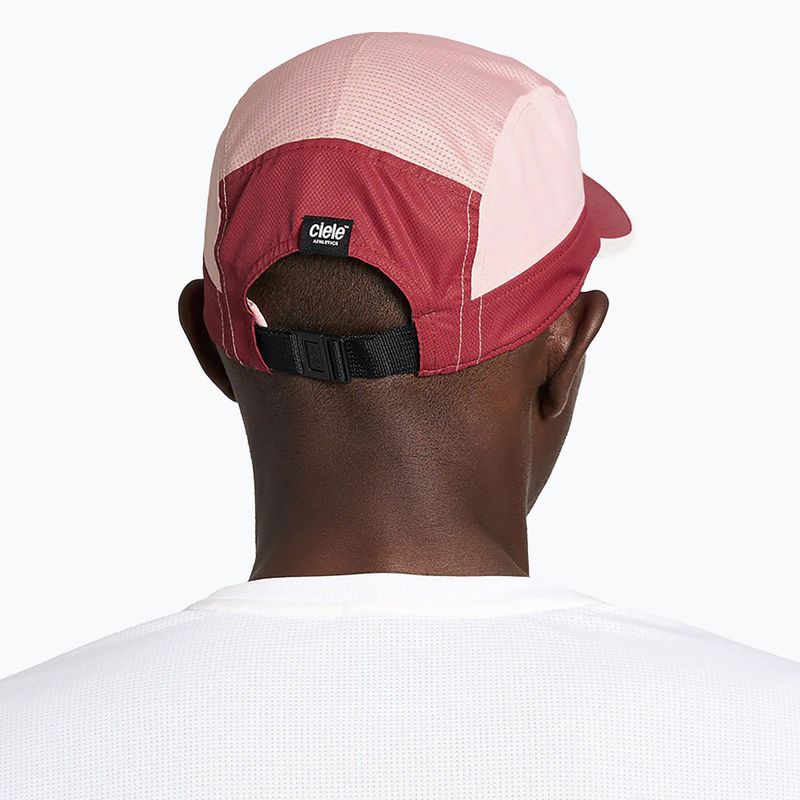 Ciele Athletics GOCap SC Classic CPlusBox бейзболна шапка merlot/peach 5
