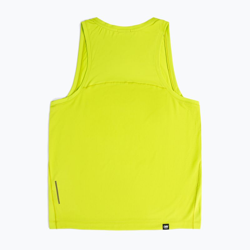 Мъжка тениска за бягане Ciele Athletics DLY Singlet lime green 2