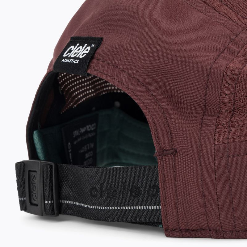 Шапка с козирка Ciele Athletics GOCap Comp Bars dark wine red 5