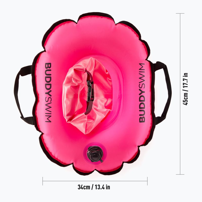 Спасителна буйка BuddySwim Hydrastation 10 l pink 2