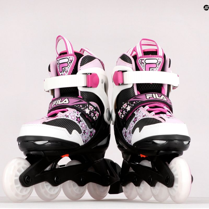 Детски ролкови кънки FILA J-One G black/white/pink 13