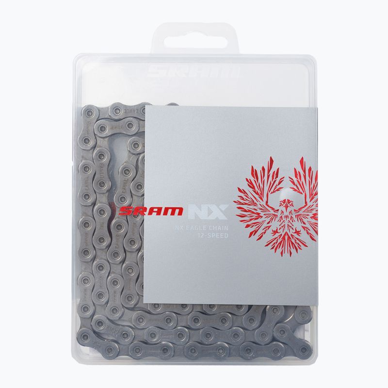 Верига за велосипед SRAM CN NX Eagle PWR сива 00.2518.031.011