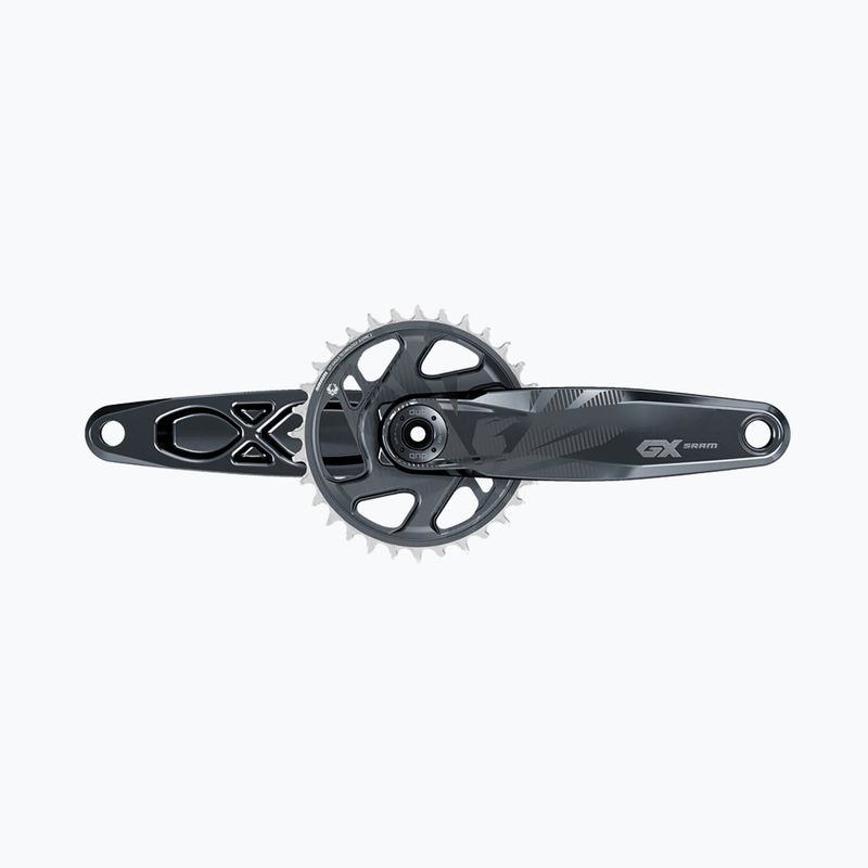 Кормилен механизъм 1x12 SRAM Am Fc Gx Eagle Dub 175 Lunar 3 black 00.6118.602.012