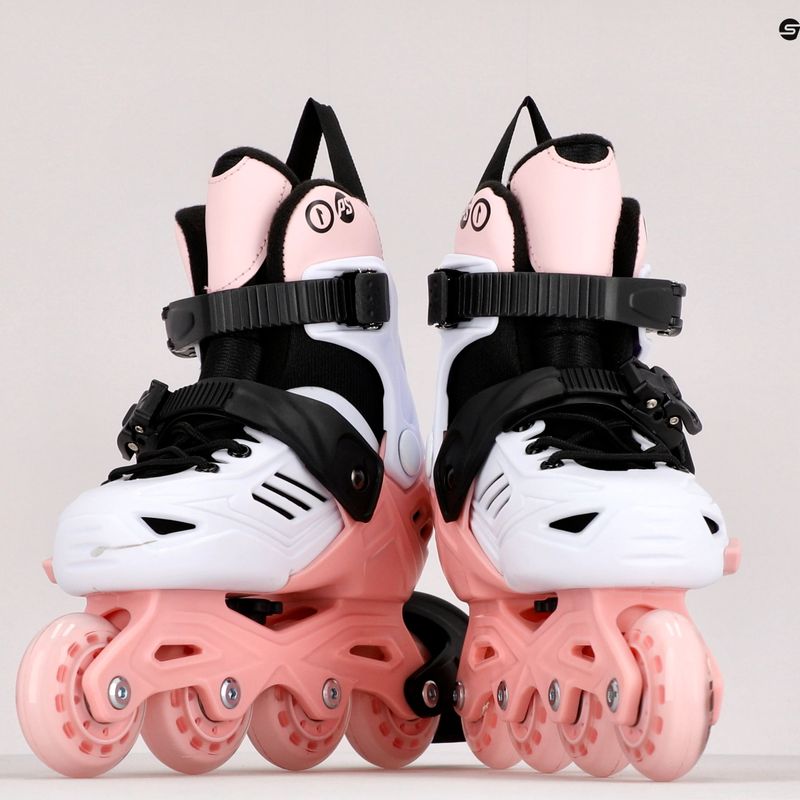 Детски кънки Powerslide Khaan Junior LTD в бяло и розово 940672 9