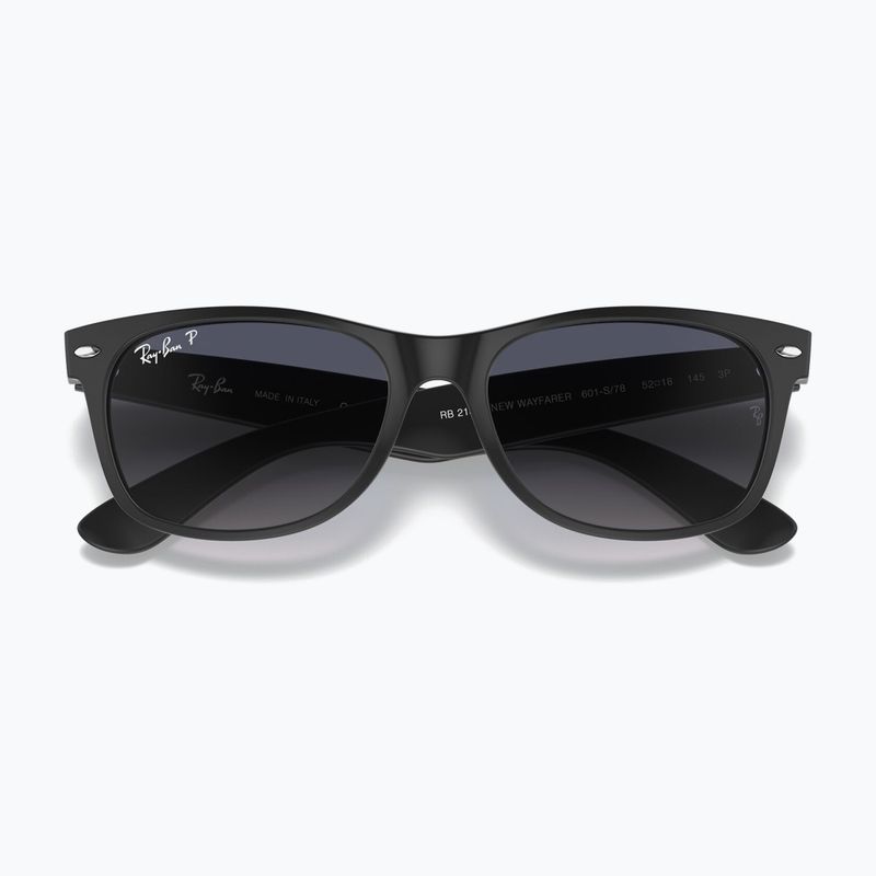 Слънчеви очила Ray-Ban New Wayfarer Classic black matte/blue gradient 3
