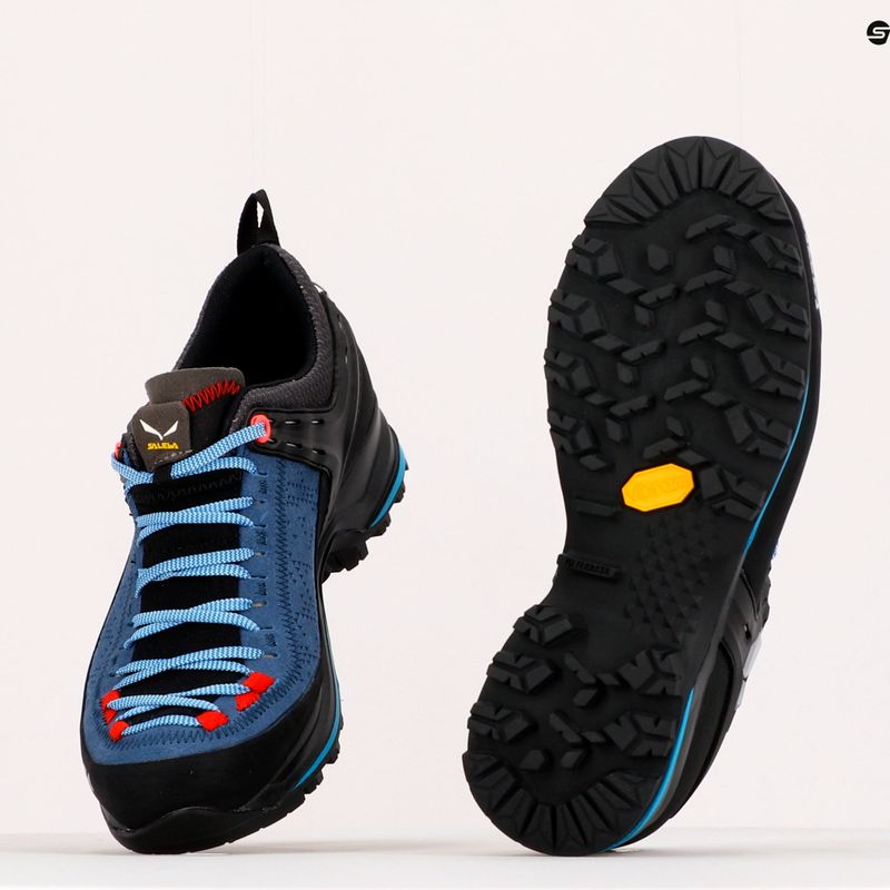 Salewa MTN Trainer 2 GTX дамски ботуши за трекинг тъмен деним/флуокорал 9