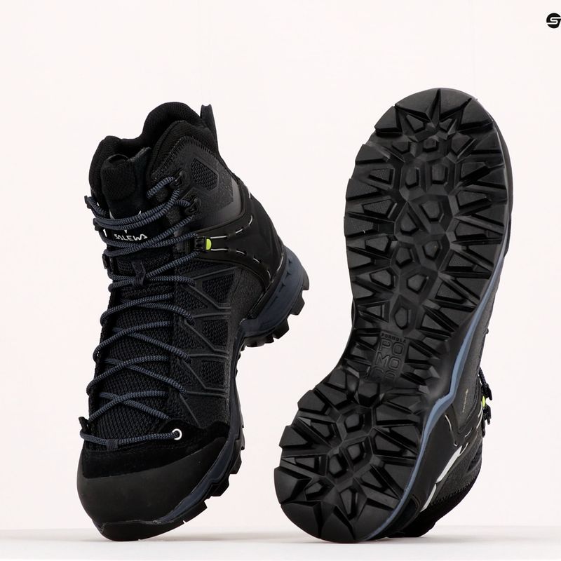 Мъжки ботуши за трекинг Salewa MTN Trainer Lite Mid GTX black/black 10