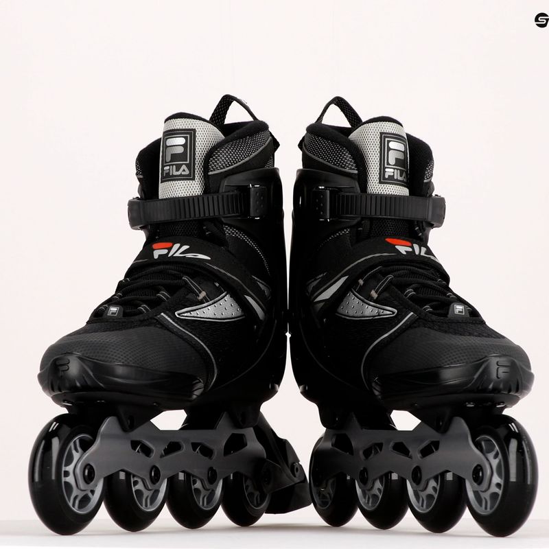 Мъжки ролкови кънки FILA Legacy Pro 80 black/silver/red 9