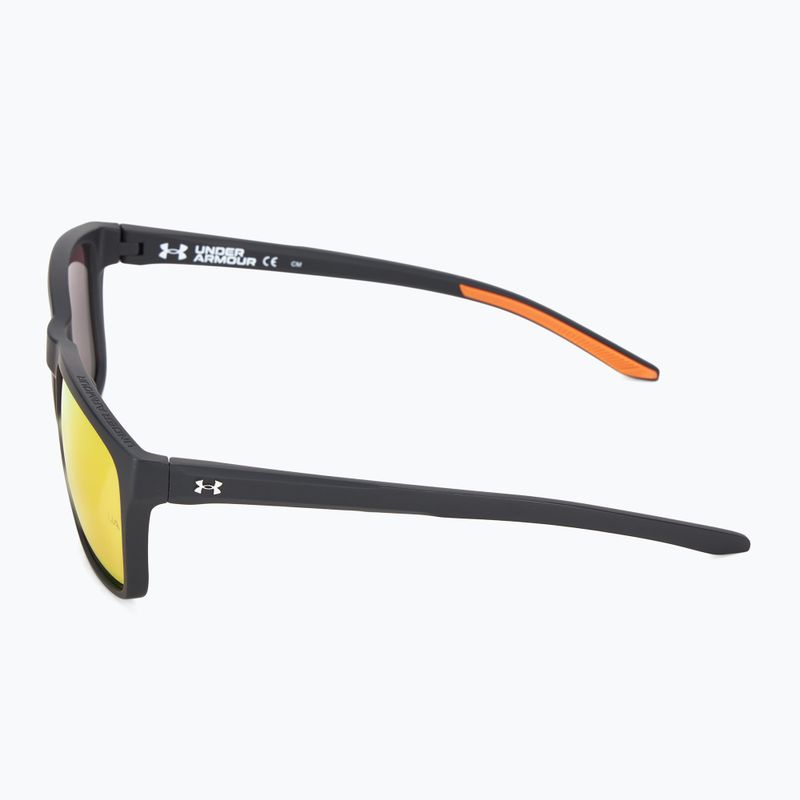 Мъжки многослойни слънчеви очила Under Armour 0005/S S3 матово черно златно/червено 4