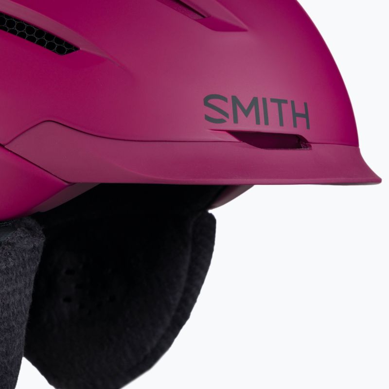 Ски каска Smith Liberty Mips бордо E0063009C5155 6