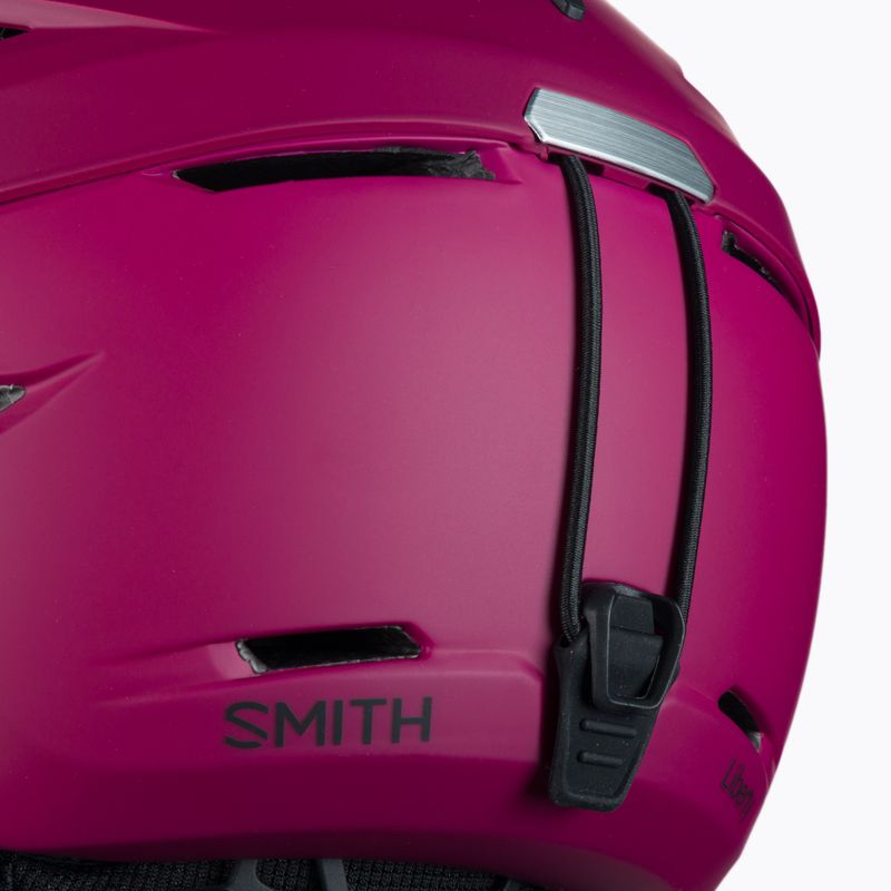 Ски каска Smith Liberty Mips бордо E0063009C5155 7