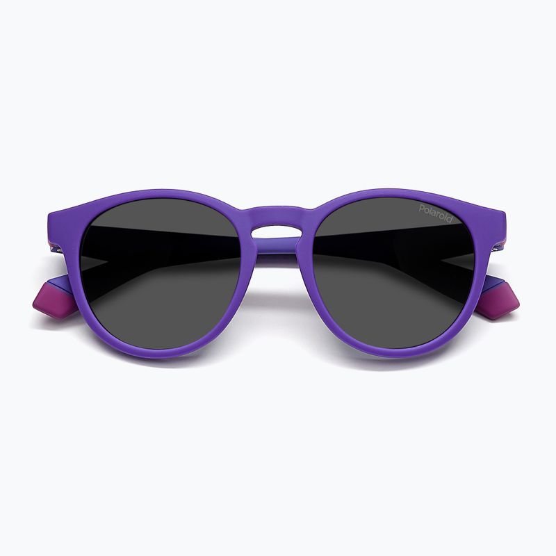 Детски поляризирани слънчеви очила Polaroid PLD 8048/S lilac violet/grey 4