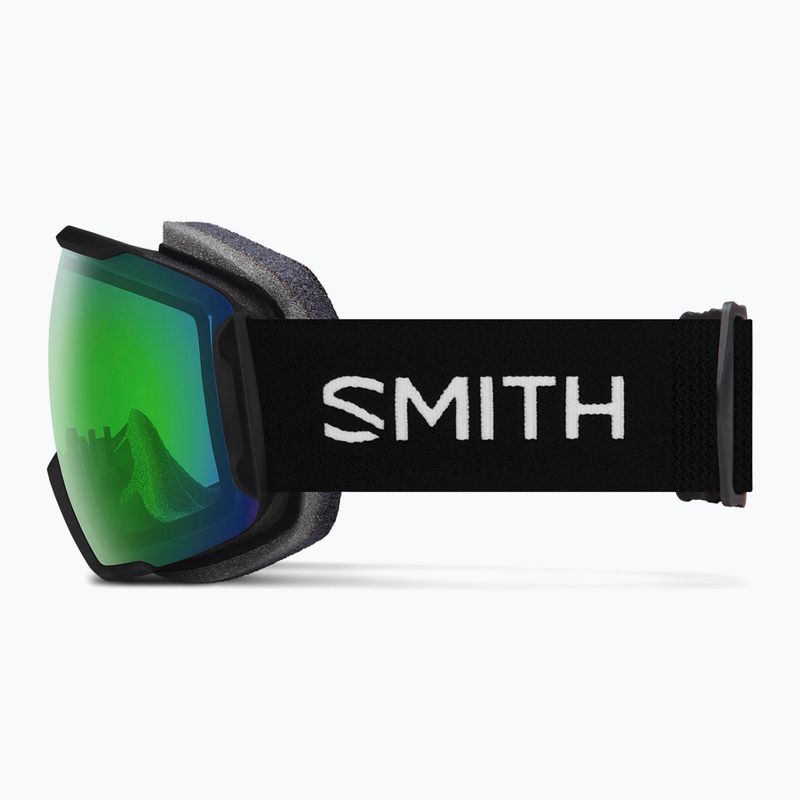 Скиорскa маска Smith Sequence OTG S2 black/chromapop everyday green mirror 3