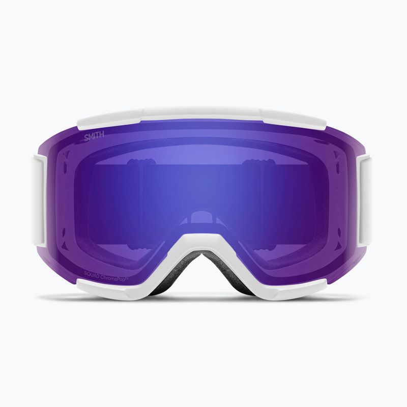 Скиорски очила  Smith Squad white vapor/chromapop everyday violet mirror/clear 2